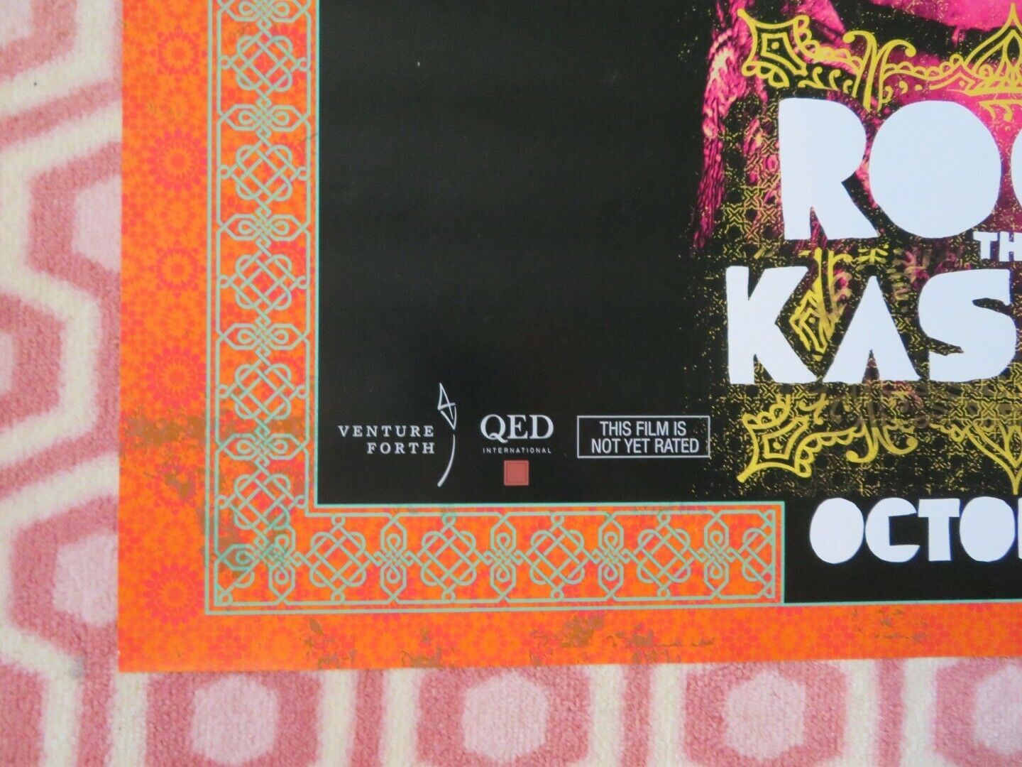 ROCK THE KASBAH US ONE SHEET ROLLED POSTER BILL MURRAY 2015 Movie posters