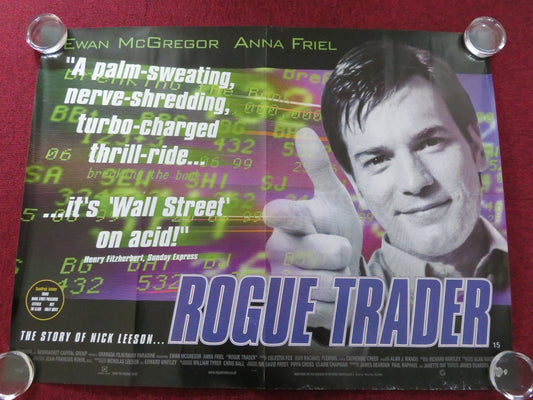 ROGUE TRADER UK QUAD (30"x 40") ROLLED POSTER EWAN MCGREGOR TIM MCINNERNY 1999 Rendezvous Cinema Movie posters