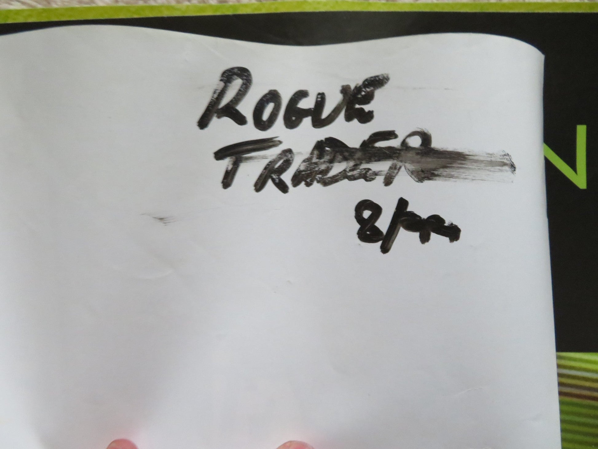 ROGUE TRADER UK QUAD (30"x 40") ROLLED POSTER EWAN MCGREGOR TIM MCINNERNY 1999 Rendezvous Cinema Movie posters