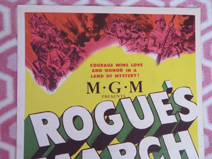 ROGUE'S MARCH US INSERT (14"x 36") POSTER PETER LAWFORD RICHARD GREENE 1953 Movie posters