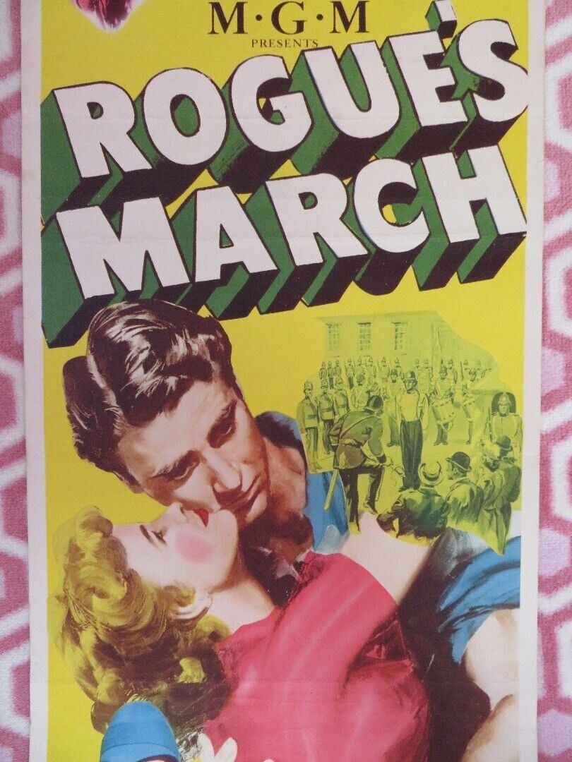 ROGUE'S MARCH US INSERT (14"x 36") POSTER PETER LAWFORD RICHARD GREENE 1953 Movie posters