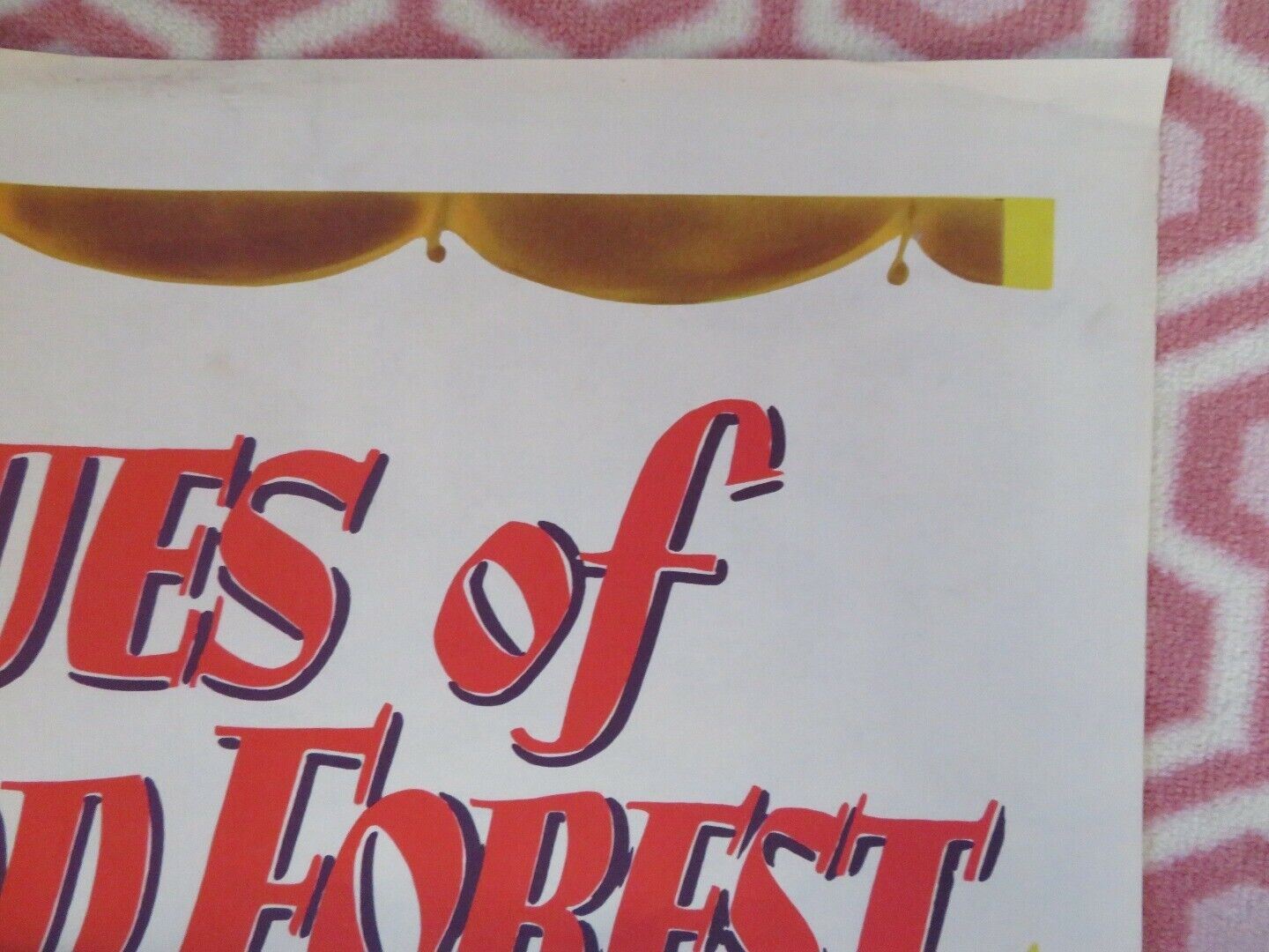 ROGUES OF SHERWOOD FOREST FOLDED US ONE SHEET POSTER JOHN DEREK DIANA LYNN 1950 Movie posters