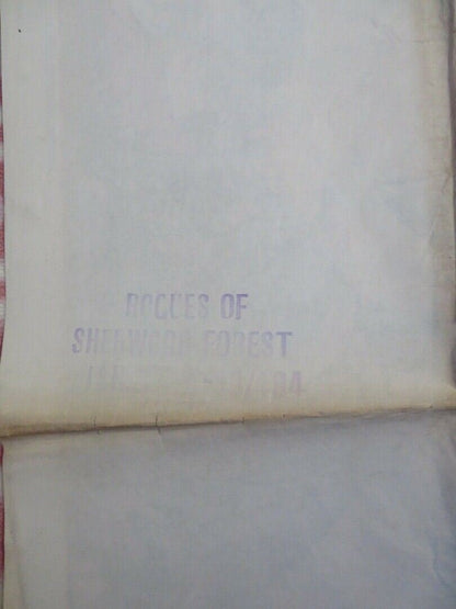 ROGUES OF SHERWOOD FOREST FOLDED US ONE SHEET POSTER JOHN DEREK DIANA LYNN 1950 Movie posters