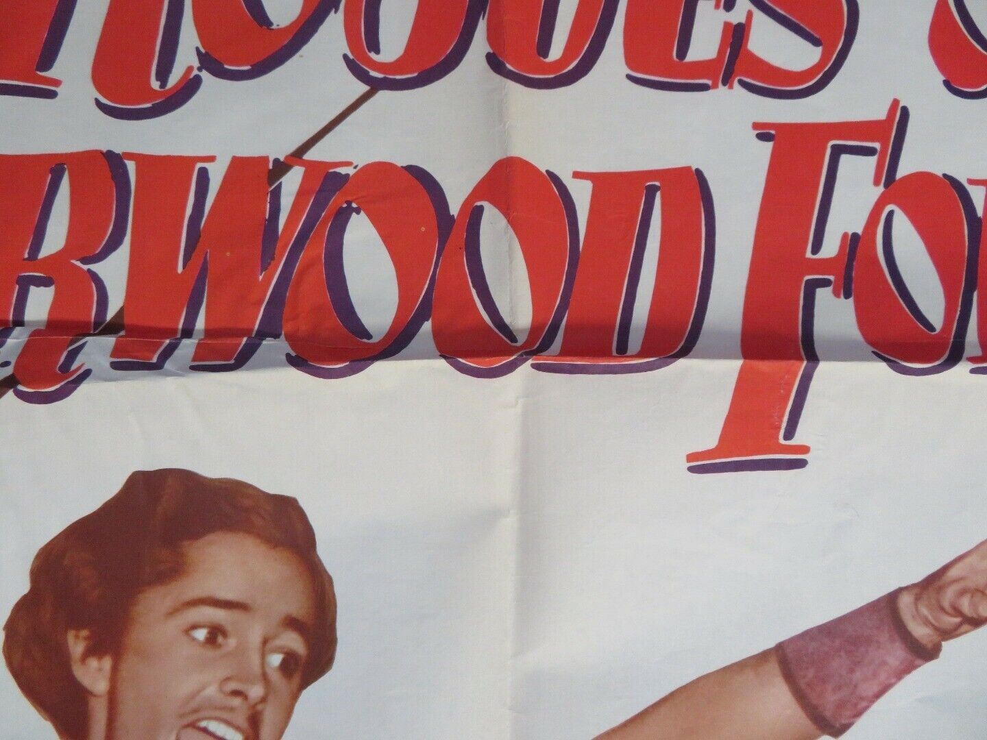 ROGUES OF SHERWOOD FOREST FOLDED US ONE SHEET POSTER JOHN DEREK DIANA LYNN 1950 Movie posters