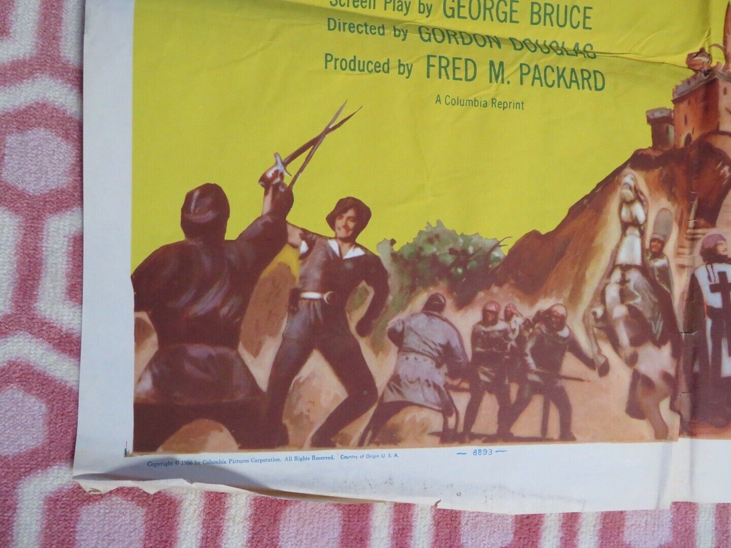 ROGUES OF SHERWOOD FOREST FOLDED US ONE SHEET POSTER JOHN DEREK DIANA LYNN 1950 Movie posters