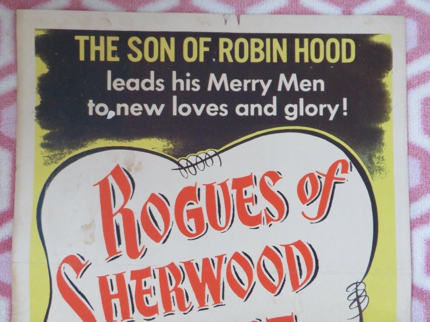 ROGUES OF SHERWOOD FOREST US INSERT (14"x 36") POSTER JOHN DEREK DIANE LYNN 1950 - Rendezvous Cinema