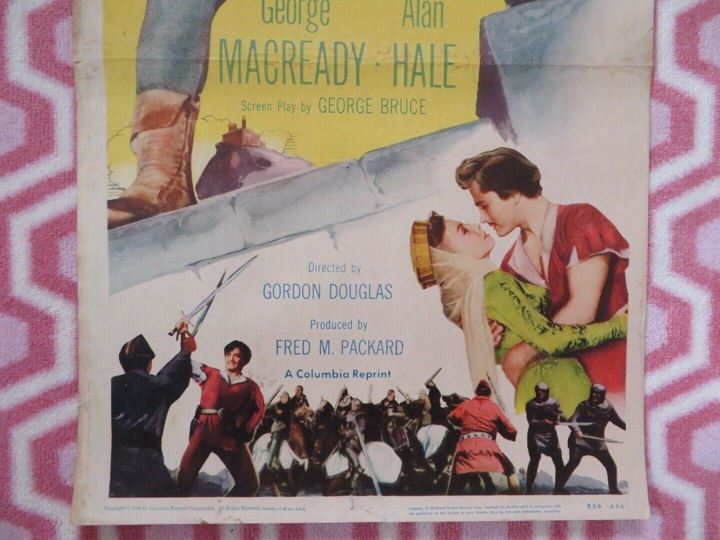 ROGUES OF SHERWOOD FOREST US INSERT (14"x 36") POSTER JOHN DEREK DIANE LYNN 1950 - Rendezvous Cinema