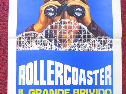 ROLLERCOASTER - b ITALIAN LOCANDINA POSTER GEORGE SEGAL HENRY FONDA 1977 Rendezvous Cinema Movie posters