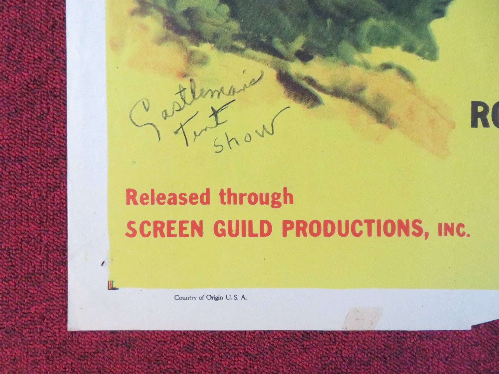 ROLLING HOME - B FOLDED US ONE SHEET POSTER JEAN PARKER RUSSELL HAYDEN 1946 Rendezvous Cinema Movie posters