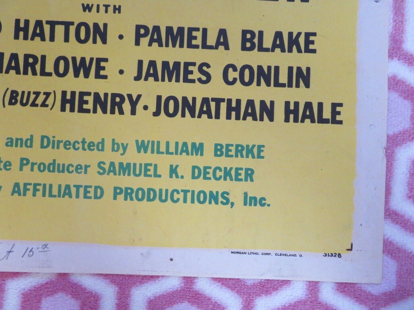 ROLLING HOME FOLDED US ONE SHEET POSTER JEAN PARKER RUSSELL HAYDEN 1946 Movie posters