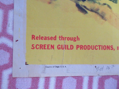 ROLLING HOME FOLDED US ONE SHEET POSTER JEAN PARKER RUSSELL HAYDEN 1946 Movie posters