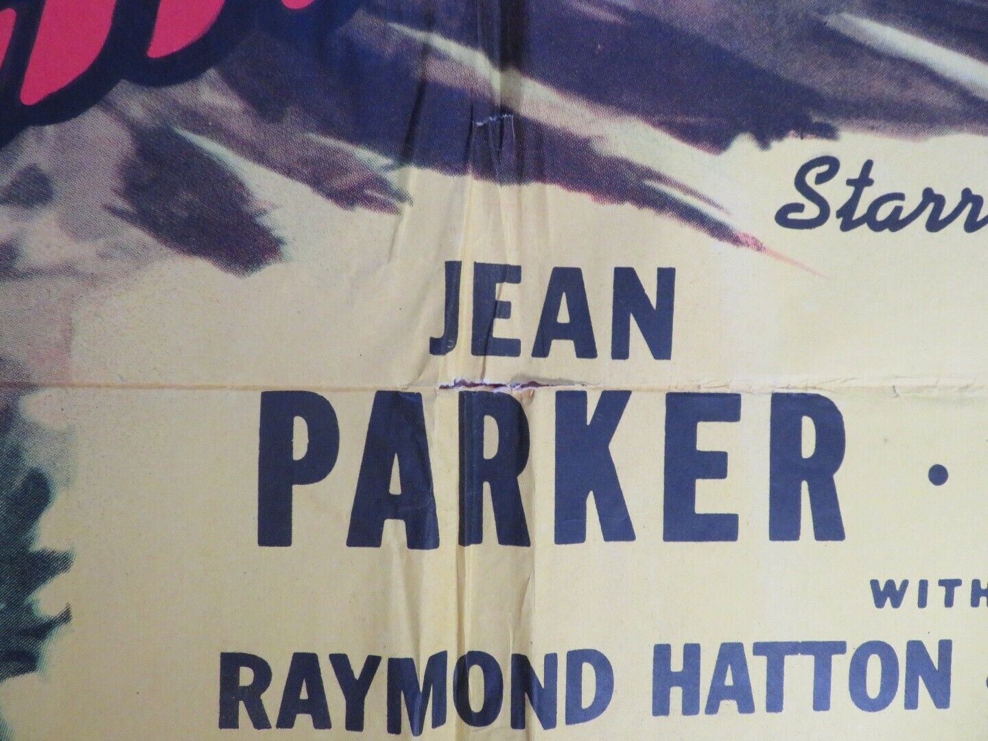 ROLLING HOME FOLDED US ONE SHEET POSTER JEAN PARKER RUSSELL HAYDEN 1946 Movie posters