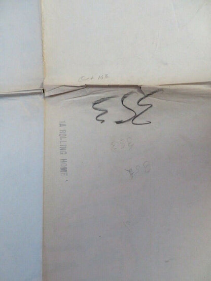 ROLLING HOME FOLDED US ONE SHEET POSTER JEAN PARKER RUSSELL HAYDEN 1946 Movie posters