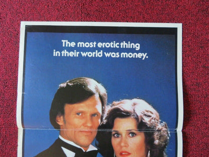 ROLLOVER FOLDED AUSTRALIAN DAYBILL POSTER JANE FONDA KRIS KRISTOFFERSON 1981 Movie posters