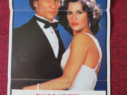 ROLLOVER FOLDED AUSTRALIAN DAYBILL POSTER JANE FONDA KRIS KRISTOFFERSON 1981 Movie posters