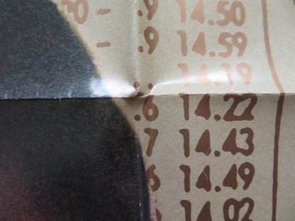 ROLLOVER FOLDED US ONE SHEET POSTER JANE FONDA KRIS KRISTOFFERSON 1981 Rendezvous Cinema Movie posters