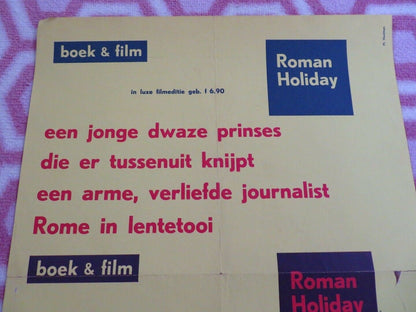 ROMAN HOLIDAY DUTCH (16.5"x 12") POSTER AUDREY HEPBURN GERGORY PECK 1953 Movie posters