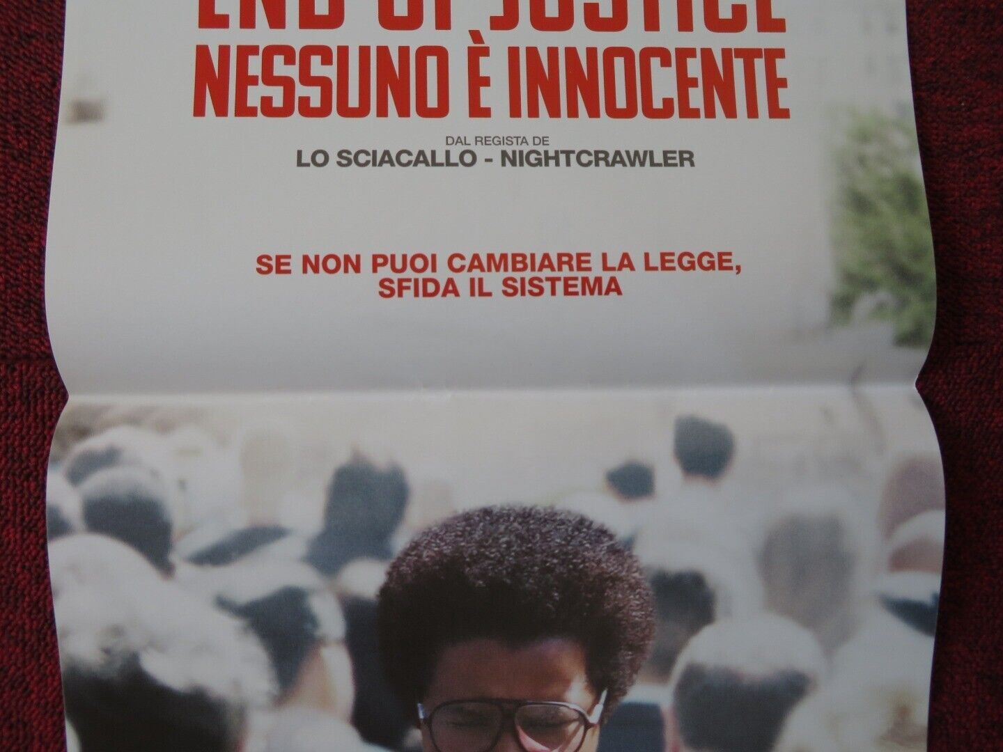 ROMAN J. ISRAEL, ESQ. ITALIAN LOCANDINA (26.5"x12.5") POSTER D WASHINGTON 2017 Movie posters