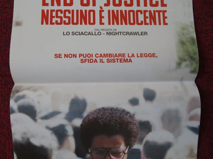 ROMAN J. ISRAEL, ESQ. ITALIAN LOCANDINA (26.5"x12.5") POSTER D WASHINGTON 2017 Movie posters