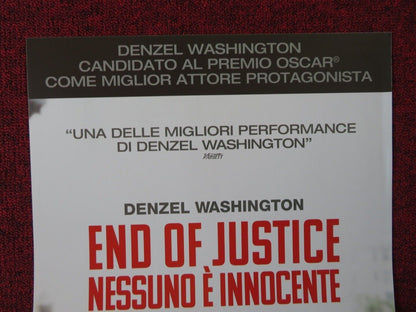 ROMAN J. ISRAEL, ESQ. ITALIAN LOCANDINA (26.5"x12.5") POSTER D WASHINGTON 2017 Movie posters