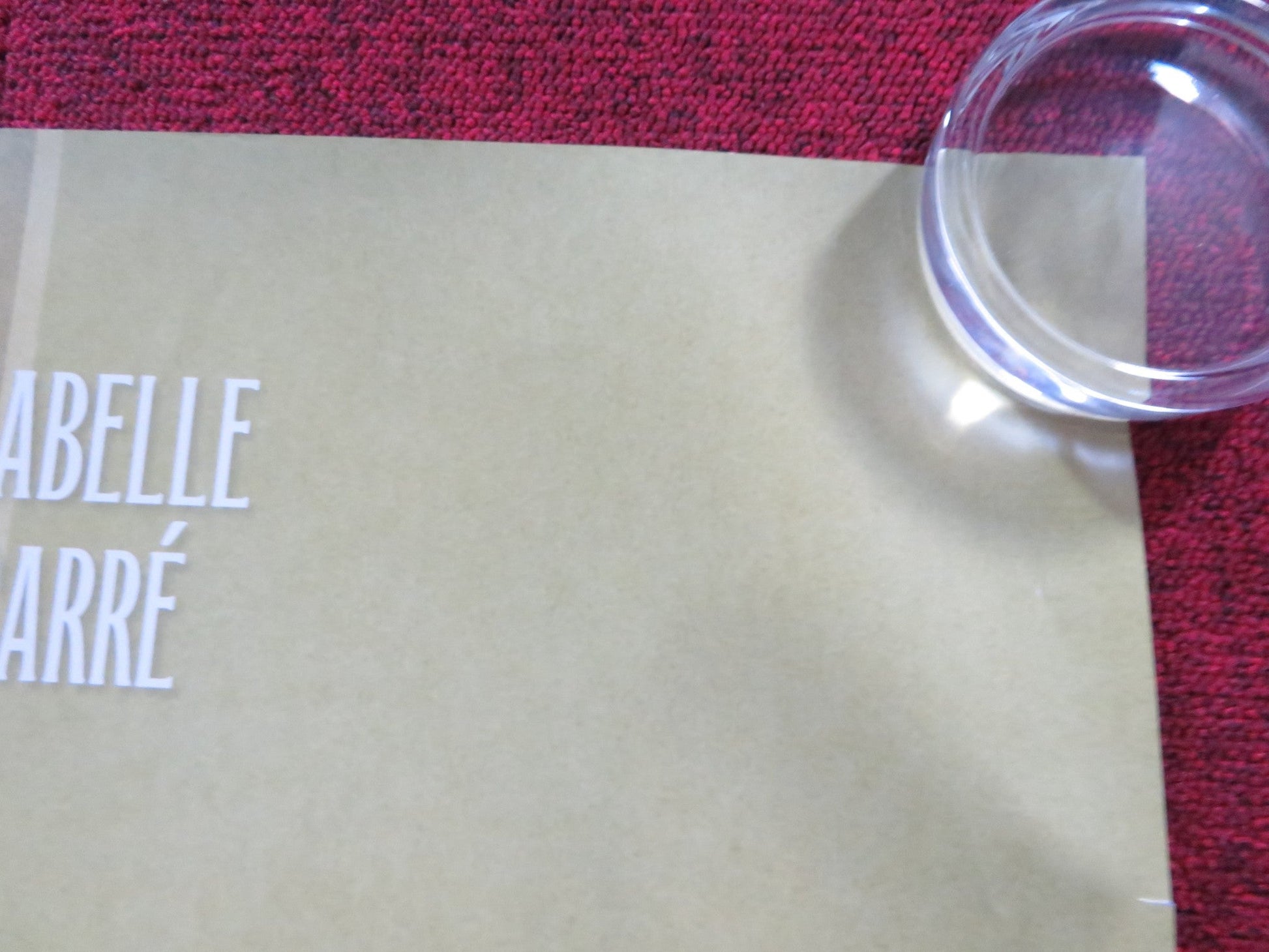 ROMANTICS ANONYMOUS UK QUAD (30"x 40") ROLLED POSTER ISABELLE CARRE 2010 Rendezvous Cinema Movie posters