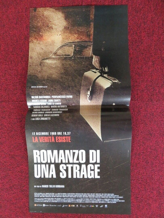 ROMANZO DI UNA STRAGE ITALIAN LOCANDINA (26.5"x12.5") POSTER 2012 - Rendezvous Cinema