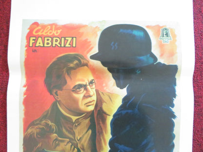 ROME, OPEN CITY ITALIAN LOCANDINA POSTER ALDO FABRIZI ROBERTO ROSSELLINI Rendezvous Cinema Movie posters