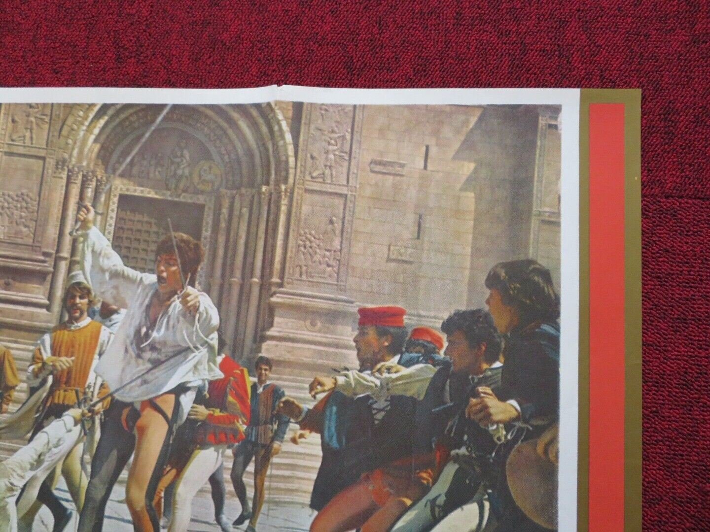 ROMEO AND JULIET FOLDED SWEDISH ONE SHEET POSTER OLIVIA HUSSEY LEONARD WHITING - Rendezvous Cinema