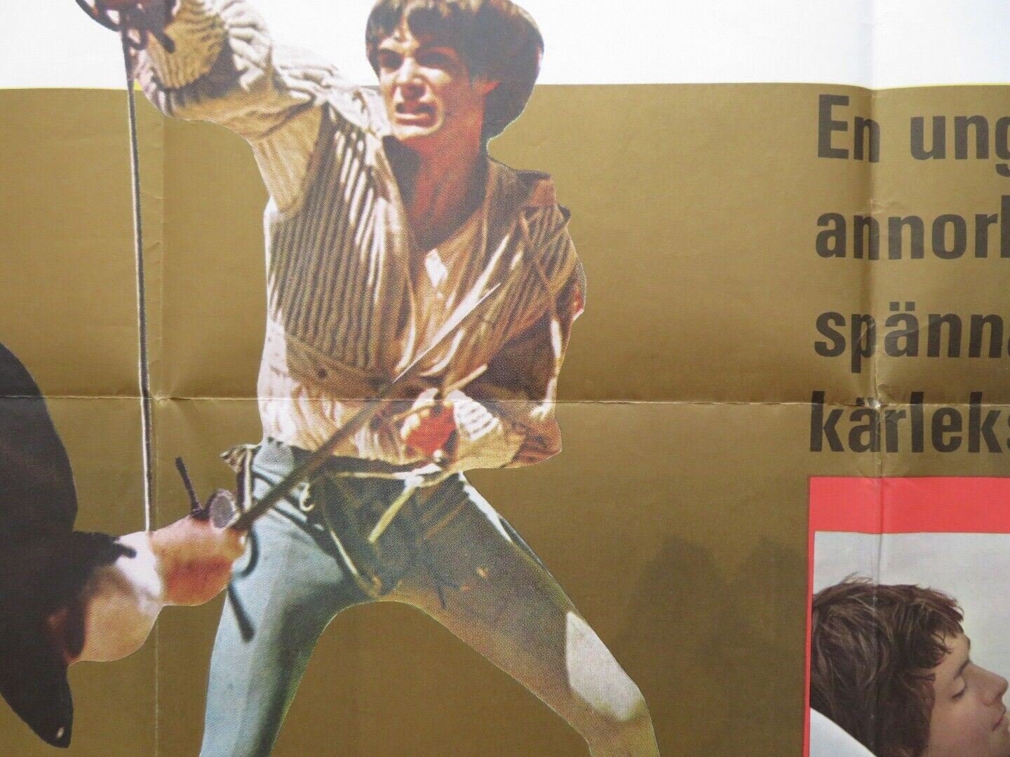 ROMEO AND JULIET FOLDED SWEDISH ONE SHEET POSTER OLIVIA HUSSEY LEONARD WHITING - Rendezvous Cinema