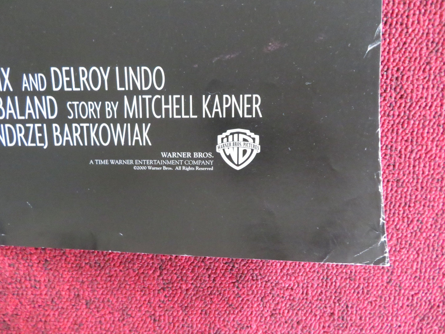 ROMEO MUST DIE US ONE SHEET ROLLED POSTER JET LI AALIYAH 2000 Rendezvous Cinema Movie posters