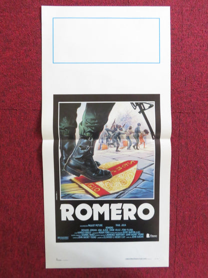 ROMERO ITALIAN LOCANDINA POSTER RAUL JULIA RICHARD JORDAN 1989 Rendezvous Cinema Movie posters