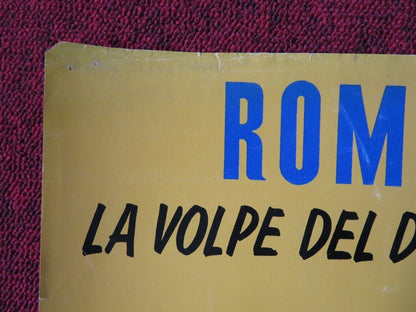 ROMMEL LA VOLPE DEL DESERTO/ THE DESERT FOX ITALIAN FOTOBUSTA POSTER JAMES MASON Movie posters