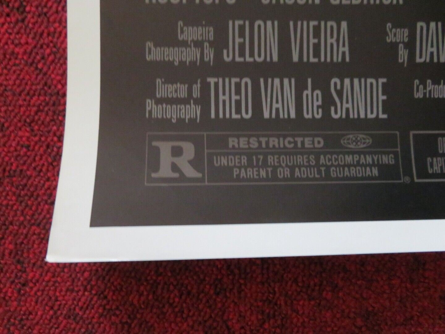 ROOFTOPS FOLDED US ONE SHEET POSTER JASON GEDRICK TROY BYER 1989 Movie posters