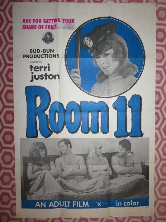 ROOM 11 US ONE SHEET POSTER TERRI JUSTON 1971 - Rendezvous Cinema