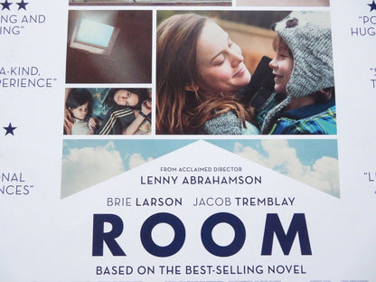 ROOM QUAD (30"x 40") ROLLED POSTER BRIE LARSON JACOB TREMBLAY EMMA DONOGHUE 2015 Rendezvous Cinema Movie posters