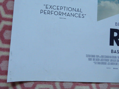 ROOM QUAD (30"x 40") ROLLED POSTER BRIE LARSON JACOB TREMBLAY EMMA DONOGHUE 2015 Rendezvous Cinema Movie posters