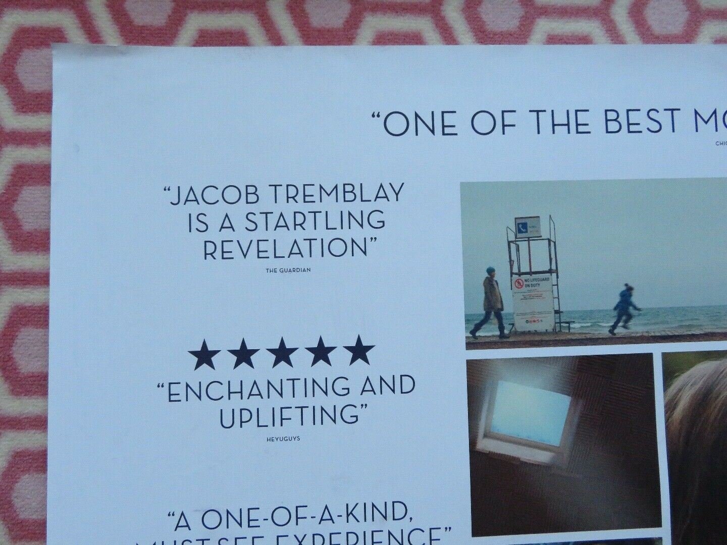 ROOM QUAD (30"x 40") ROLLED POSTER BRIE LARSON JACOB TREMBLAY EMMA DONOGHUE 2015 Rendezvous Cinema Movie posters