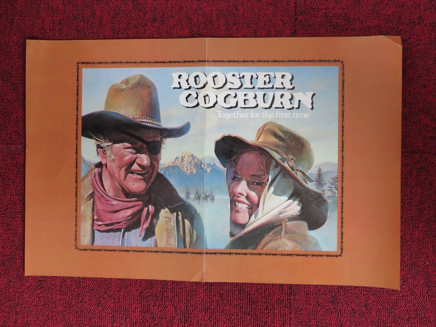 ROOSTER COGBURN U.S PRESS COVER (12" X 18") POSTER JOHN WAYNE KATHARINE HEPBURN - Rendezvous Cinema