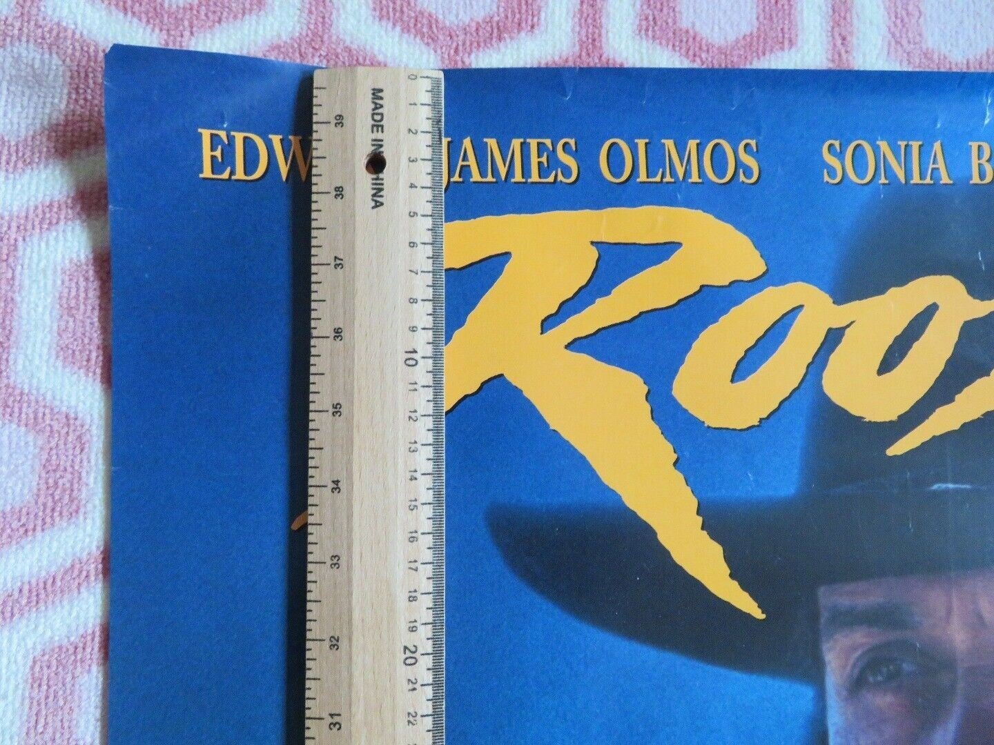 ROOSTERS US ONE SHEET ROLLED POSTER EDWARD JAMES OLMOS 1995 - Rendezvous Cinema