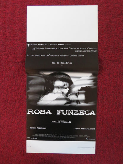 ROSA FUNZECA ITALIAN LOCANDINA POSTER IDA DI BENEDETTO PRIMO REGGIANI 2002 Rendezvous Cinema Movie posters