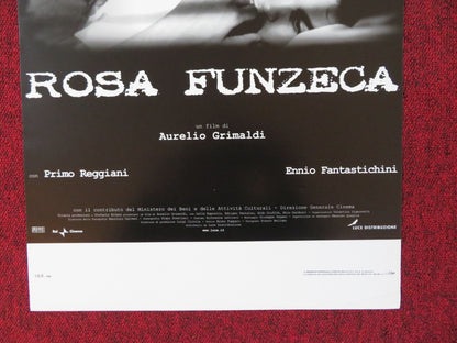 ROSA FUNZECA ITALIAN LOCANDINA POSTER IDA DI BENEDETTO PRIMO REGGIANI 2002 Rendezvous Cinema Movie posters