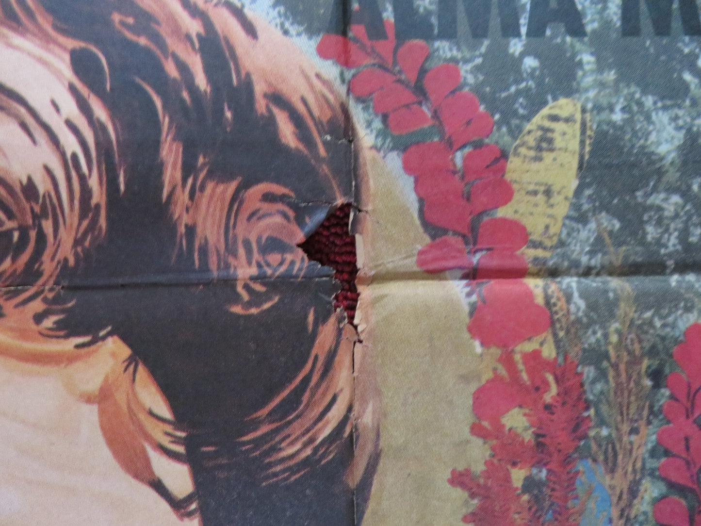 ROSARIO FOLDED MEXICAN POSTER MARGA LOPEZ ENRIQUE LIZALDE 1971 Rendezvous Cinema Movie posters