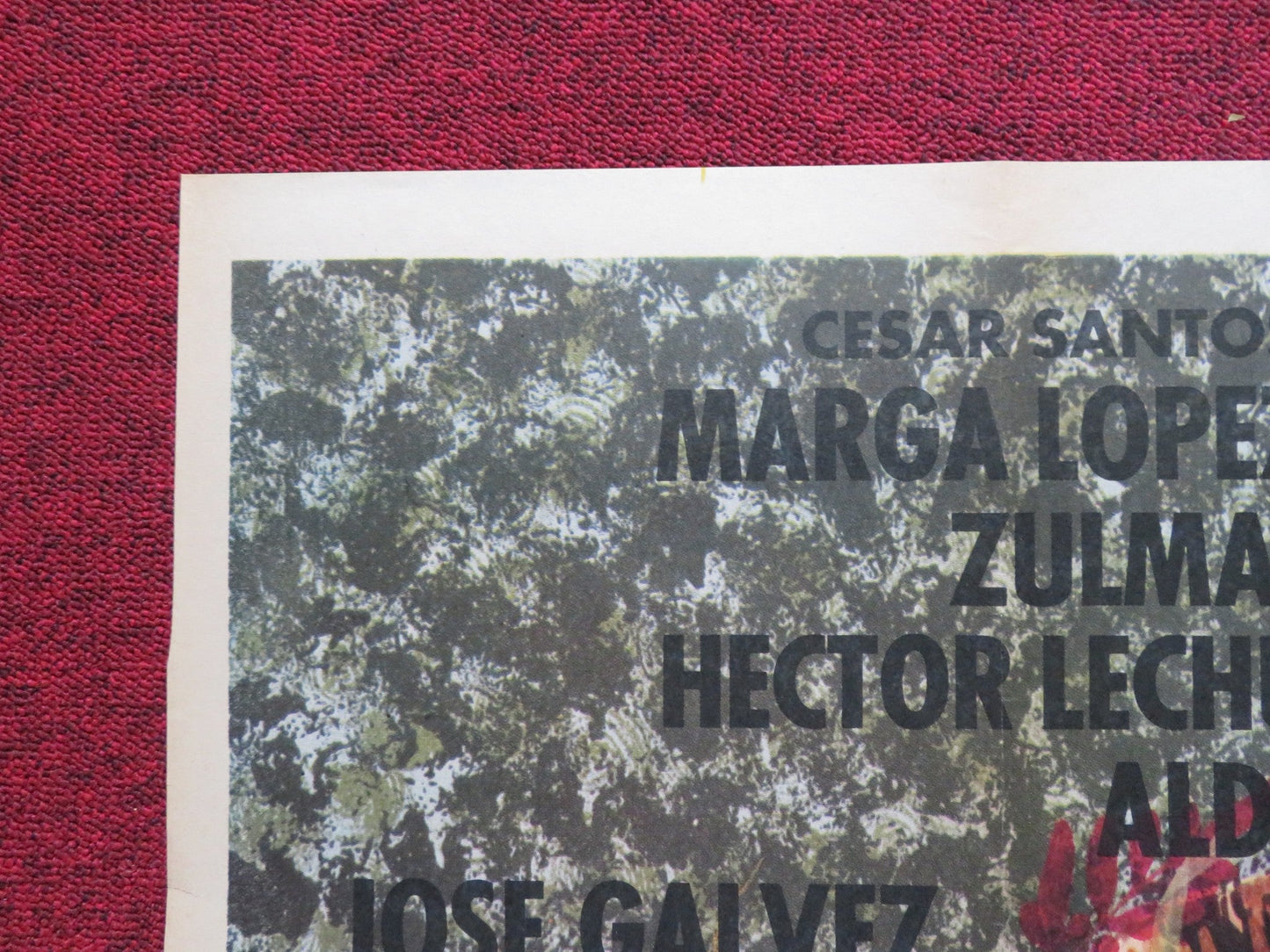 ROSARIO FOLDED MEXICAN POSTER MARGA LOPEZ ENRIQUE LIZALDE 1971 Rendezvous Cinema Movie posters