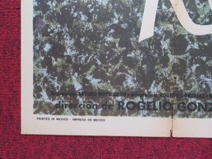 ROSARIO FOLDED MEXICAN POSTER MARGA LOPEZ ENRIQUE LIZALDE 1971 Rendezvous Cinema Movie posters