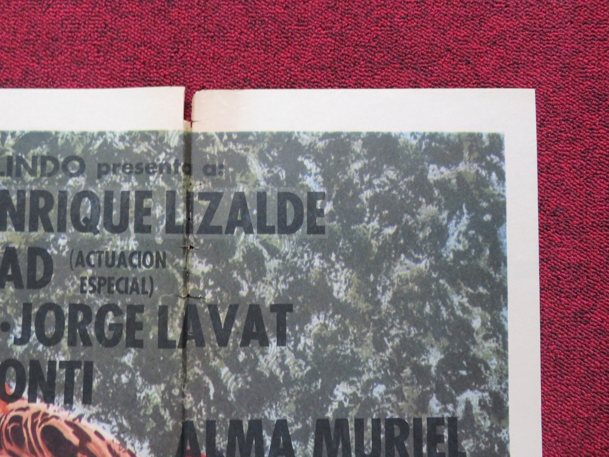 ROSARIO FOLDED MEXICAN POSTER MARGA LOPEZ ENRIQUE LIZALDE 1971 Rendezvous Cinema Movie posters