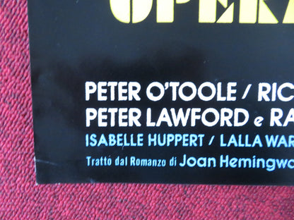 ROSEBUD - B ITALIAN FOTOBUSTA POSTER PETER O'TOOLE RICHARD ATTENBOROUGH 1975 Rendezvous Cinema Movie posters