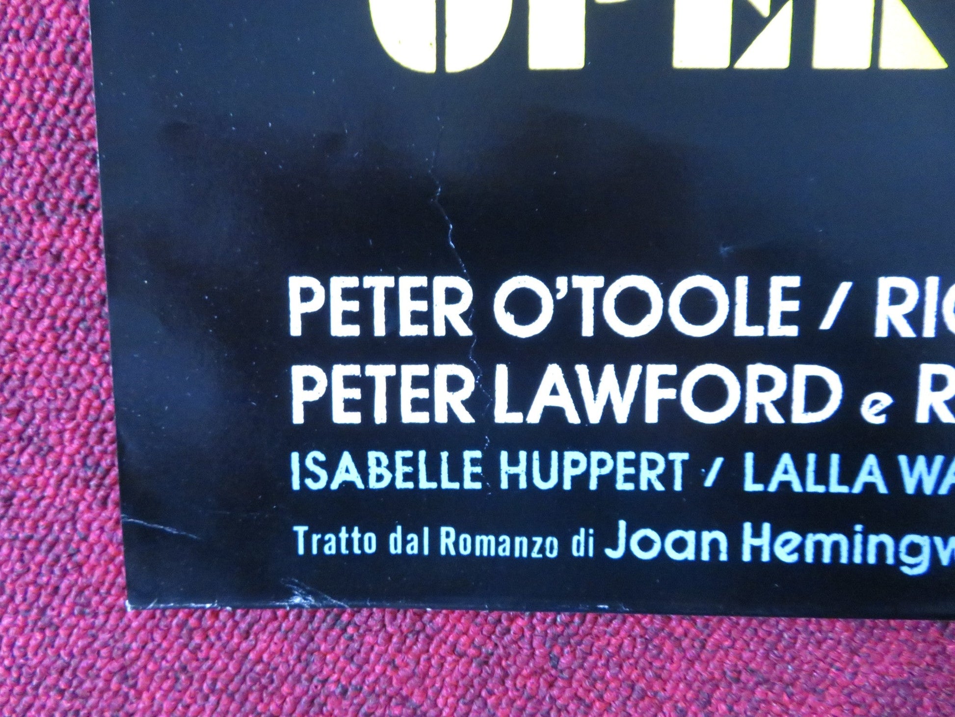 ROSEBUD - D ITALIAN FOTOBUSTA POSTER PETER O'TOOLE RICHARD ATTENBOROUGH 1975 Rendezvous Cinema Movie posters