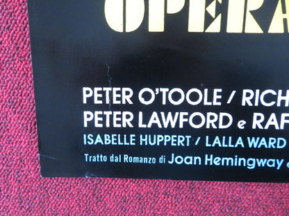 ROSEBUD - E ITALIAN FOTOBUSTA POSTER PETER O'TOOLE RICHARD ATTENBOROUGH 1975 Rendezvous Cinema Movie posters