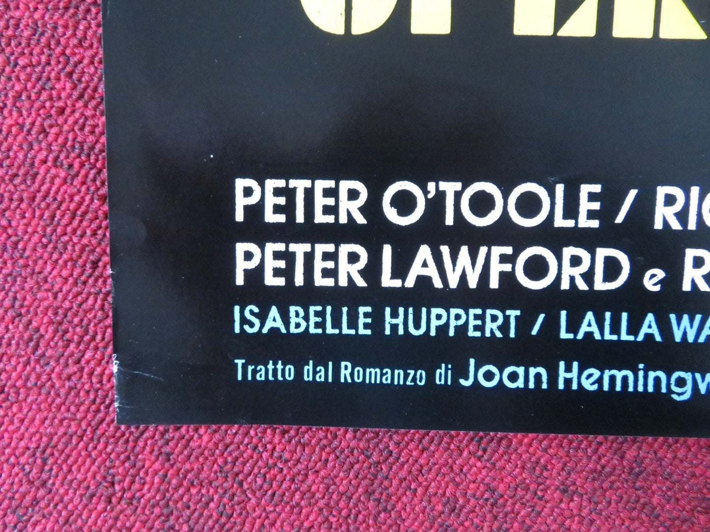 ROSEBUD - F ITALIAN FOTOBUSTA POSTER PETER O'TOOLE RICHARD ATTENBOROUGH 1975 Rendezvous Cinema Movie posters