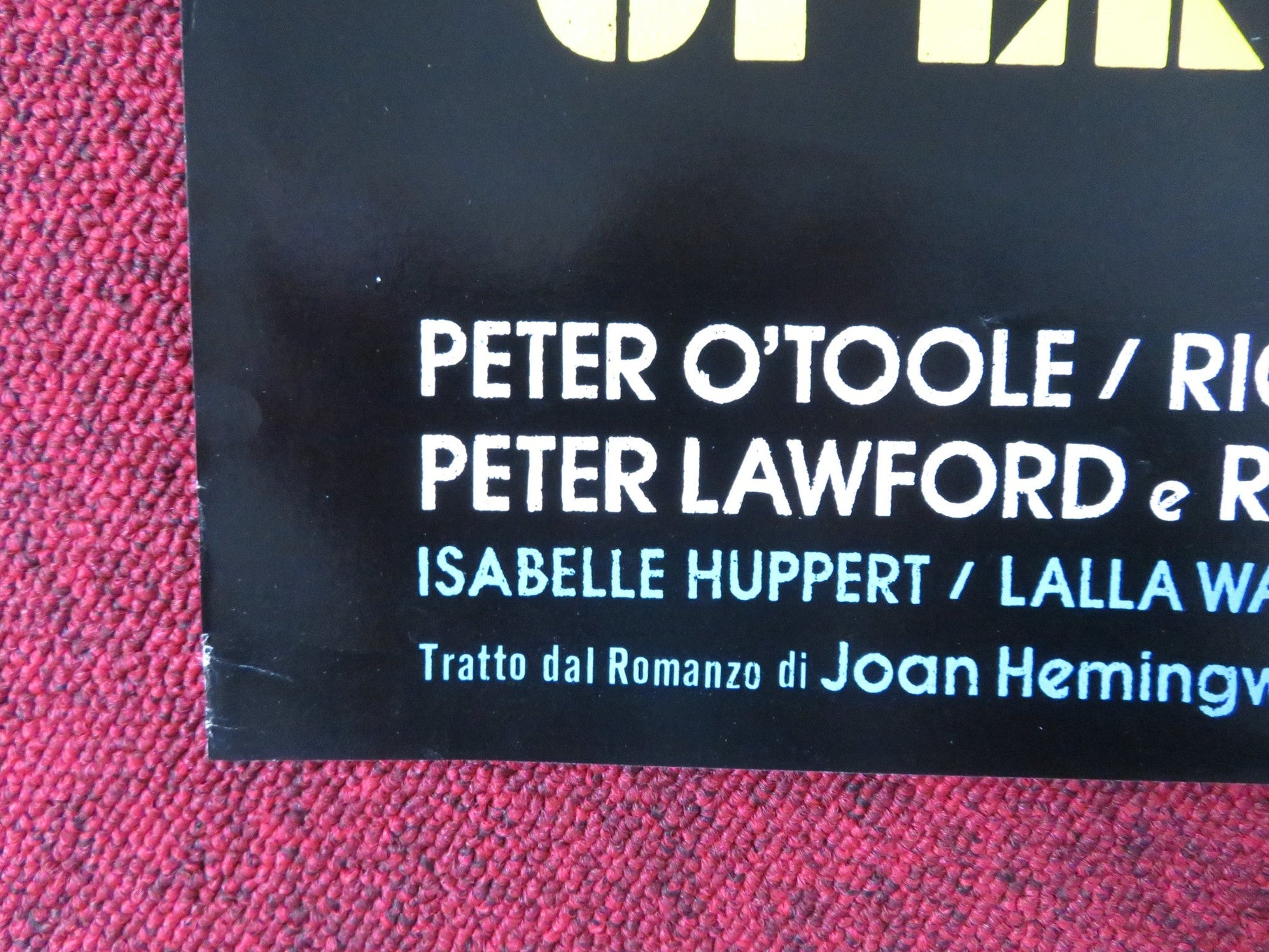 ROSEBUD - F ITALIAN FOTOBUSTA POSTER PETER O'TOOLE RICHARD ATTENBOROUGH 1975 Rendezvous Cinema Movie posters